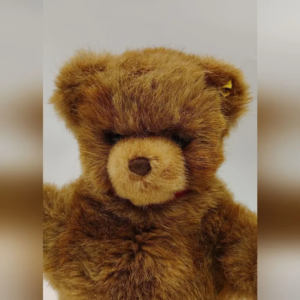 Steiff Vintage Brown Teddy Bear Hand Puppet Puppet - Picture 2 of 13